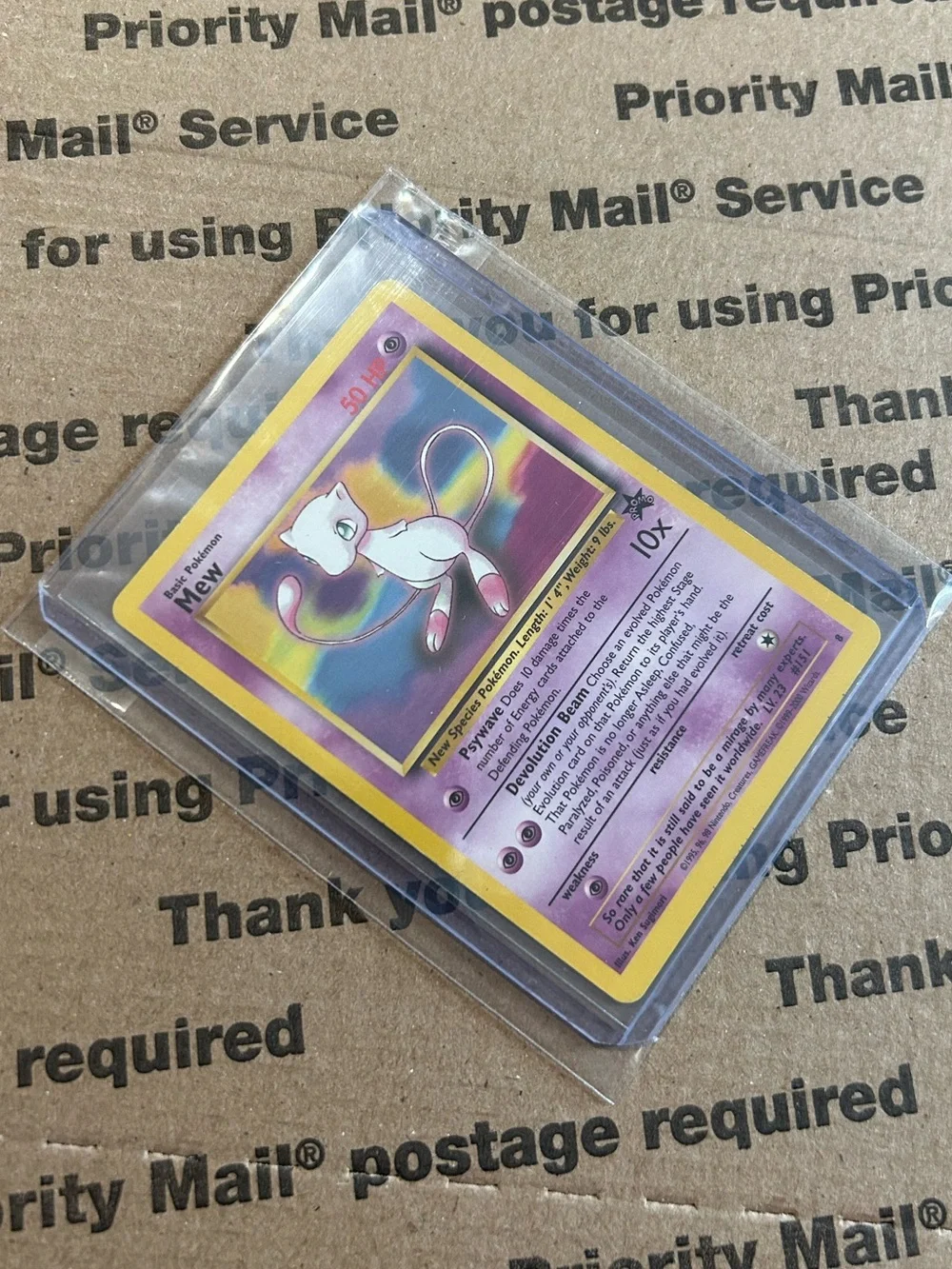 ‘99-‘00 Pokemon TCG Mew Promo No. 8 #151